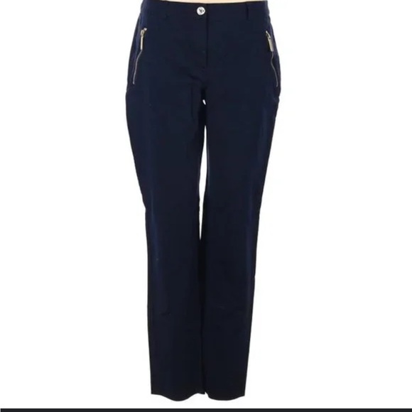 Black Zipper Michael Kors Slacks - Picture 1 of 4